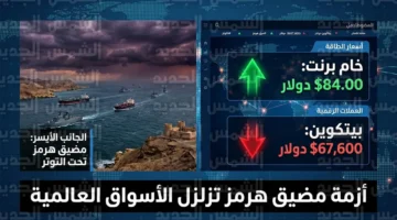 قفزة في أسعار النفط وتراجع البيتكوين نتيجة التصعيد العسكري بمضيق هرمز الأربعاء